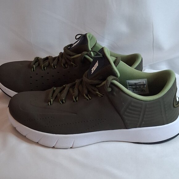 Nike Lunar Army Green Sneakers Size 11 - Picture 2 of 8